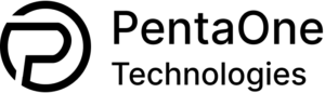PentaOne Technologies Black Logo
